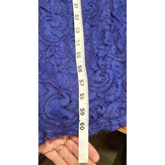 Tadashi Shoji Dress Sz 12 Blue Floor Length Mother of Bride/Groom Bridesmaid EUC - Picture 5 of 16